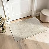 Entryway Rugs 2x3,Abstract Neutral Farmhouse Washable Non Slip Kitchen Rugs,Tan Beige