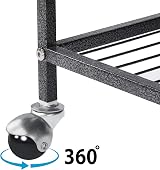 Yaheetech 2-Story Small Animal Cage on Rolling Stand 137cm Black view 6