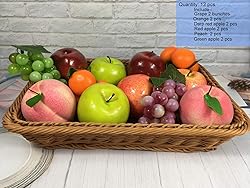 KPUETY Artificial Fruit Fake Simulation Fruit for