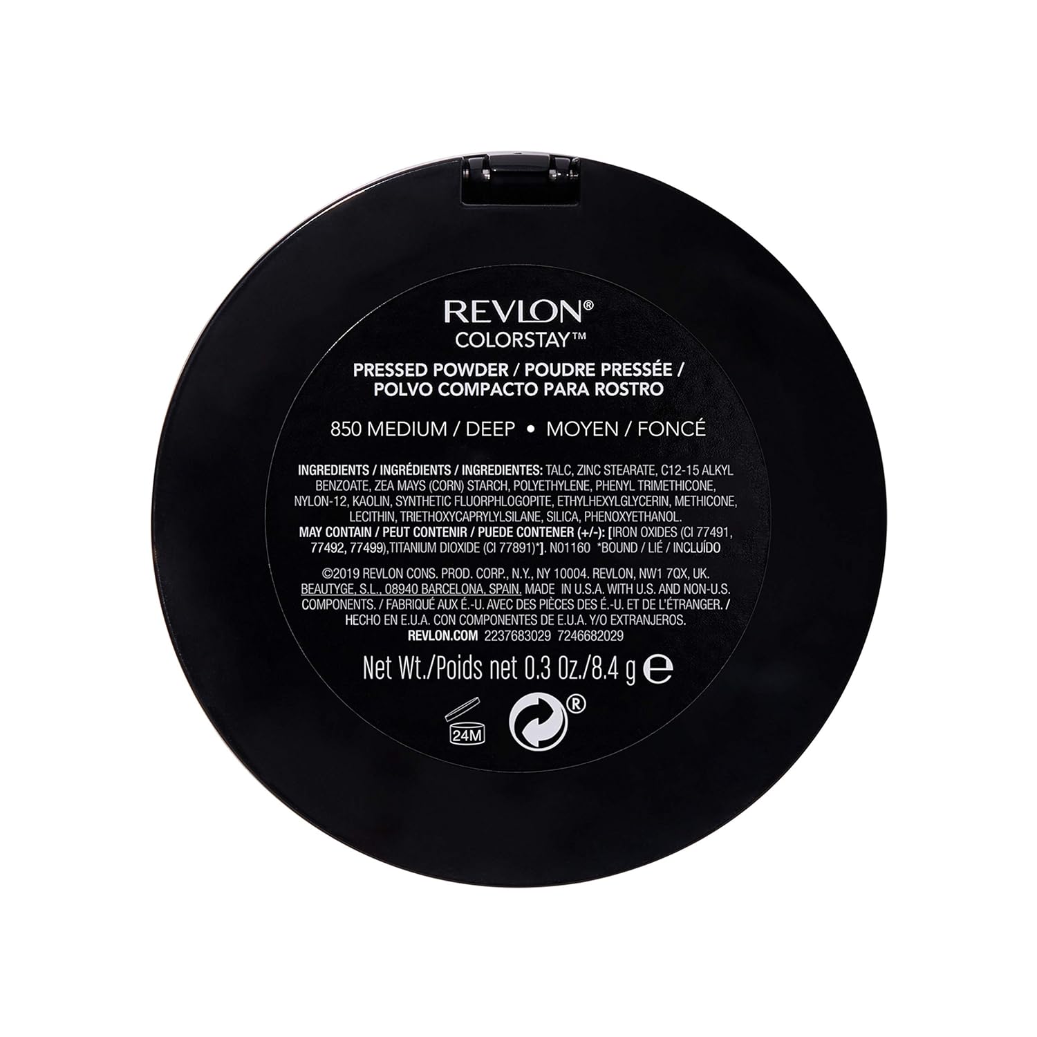 Amazon Com Revlon Colorstay Pressed Powder 850 Medium Deep 8 4g Beauty