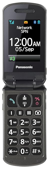 title=Panasonic KX-TU339 Telefono Cellulare, Nero [Italia]