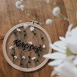 SZCXDKJ 3Pcs Embroidery Hoop Set 3 Sizes Bamboo Round with Needles view 6