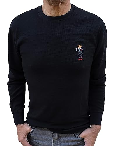 Polo Ralph Lauren Men's Waffle Knit Crew Neck Thermal Sleepware