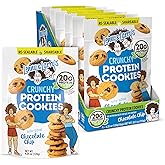 Lenny &amp; Larry's Crunchy Cookie Chocolate Chip, 6g Plant Protein, 6 Pack | Vegan crunchy cookie with non-GMO ingredients and chocolate chip flavor