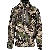 Pnuma Outdoor Selkirk Jacket, Caza Veil Camo, Waterproof, Adjustable Hood, Quiet Fabric (P101C)