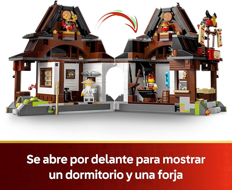 Ninjago Herrería Cuatro Armas: 15 Aniversario - Casa de Juguete con Minifigura y Tarjetas Coleccionables - Armas Ninja - Regalo Nostálgico para Niños y Adolescentes de 14+ Años y Fans - 71858 — foto 3 de 8
