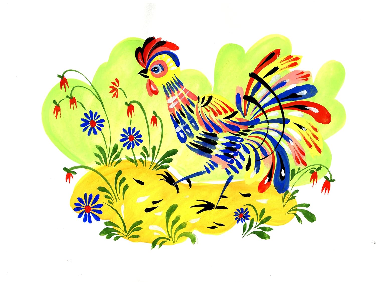 farm rooster bird Tile Mural Kitchen Bathroom Wall Backsplash Art Marble Ceramic
