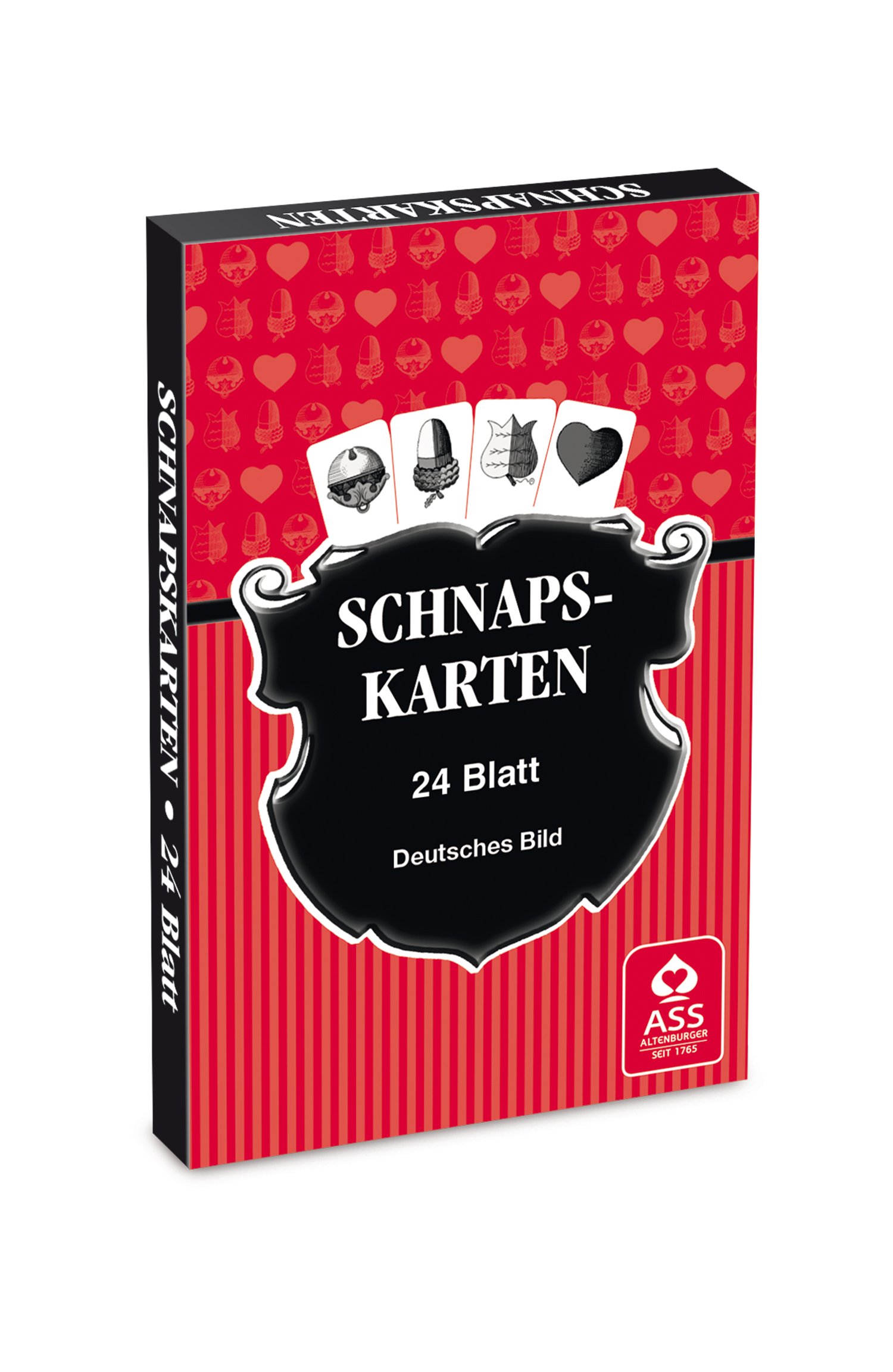 ASS Altenburger 22570044 Schnapps Cards, Double German Picture, Silver