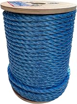 Everlasto 50m Blue Polypropylene Rope 6mm 8mm 10mm 12mm 14mm Trade Reel view 2