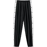 Chrisuno Men's Sweatpants Tear Away Basketball Sweat Pants Athletic Joggers
