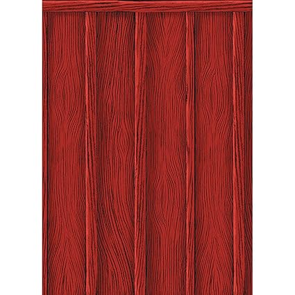 Amazon Com Fun Express Barn Siding Room Banner For Party