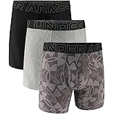 Under Armour mens Multi-pack Performance Tech Boxerjock Brief, 6" Inseam, All-day Comfort & Soft