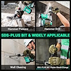 DCA 20V MAX Brushless Rotary Hammer Drill, 4.5
