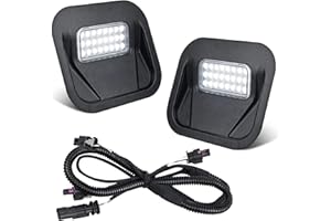 HERCOO Tailgate Step Light LED Truck Bed Multi-Pro Lamp Kit - Compatible with GMC Sierra 1500 2500 3500 HD & Chevrolet Silverado 1500 2500 3500 HD (2020-2021) - Replacement for 84347814