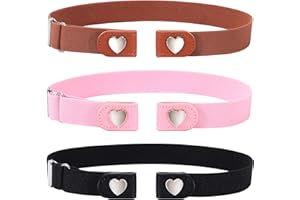 Kajeer Girls Belt Elastic No Buckle Belt for Kid Buckle Free Toddler for Boy Girl Causal Pants Jeans