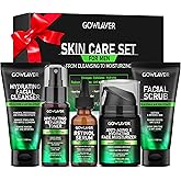 Gifts for Men,Skin Care for Men,Hydrating & Moisturizing Face Care Routine for Mens All Skin Types,Birthday Fathers Gifts Valentines for Him Dad Boyfriend Husband Christmas Stocking Stuffers