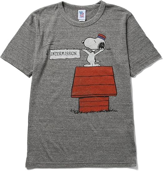 Amazon ビームス Beams Junk Food Beams 別注 スヌーピー Tee 17 Steel L Tシャツ カットソー 通販