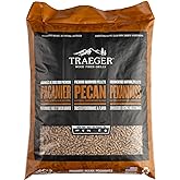 Traeger Grills Pecan 100% All-Natural Wood Pellets for Smokers and Pellet Grills. BBQ, Bake, Roast, and Grill, 20 lb. Bag