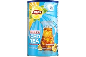 Lipton Unsweetened Iced Tea Mix, Makes 28 Quarts (Pack of 1)