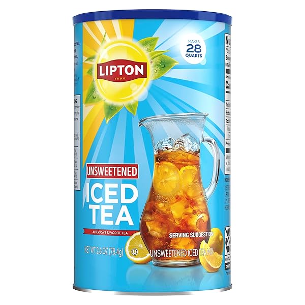 LIPTON UNSWEETENED ICED TEA MIX, MAKES 28 QUARTS...