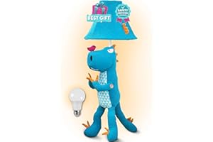 NATURALLY KIDS Dinosaur Table Lamp for Kids Bedroom - Gift for All Ages, Cute Dragon Lamp Toddler Boys Girls, Dinosaur Room Decor Boys, Birthday Gifts Kids, Brother, Son, Nephew, Sibling