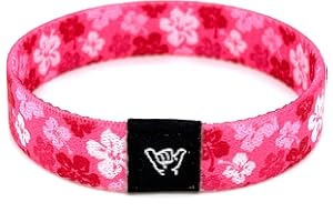 Hang Loose Bands Surfer Beach Bracelet for Men, Women & Teens - Comfy Summer Bracelets - Boho Reversible Wristband - Adjustable Festival Accessories & Friendship Jewelry Bracelet