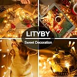 LITYBY 120 LED Warm White Fairy Lights 15 Meter Plug in Waterproof Outdoor view 3