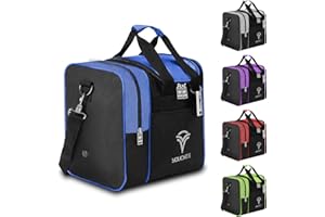 Youchee Bowling Ball Tote Bag with Padded Ball Holder, Holds One Bowling Ball, One Pair of Bowling Shoes Up to Mens Size 13, 