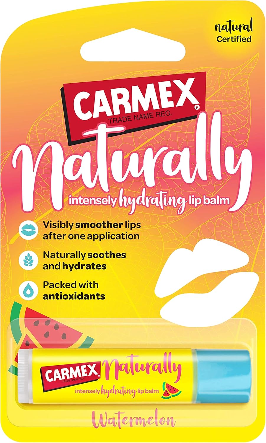 Carmex Naturally Lip Balm Stick 4.25g Watermelon Amazon.co.uk Beauty