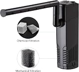NICREW Internal Aquarium Filter 40-80L Black with Dual Filtration view 6