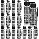 Gerrii 15 Pcs Employee Appreciation Gifts for Coworkers Water Bottles Bulk 20.3 oz Thank You for Being Awesome Water Bottles for Staff Employee of Month Nurse Week