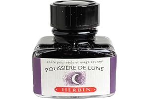 JACQUES HERBIN Herbin J Fountain Pen Ink - 30 ml Bottled - Poussiere de Lune, 1.01 Fl Oz (Pack of 1)