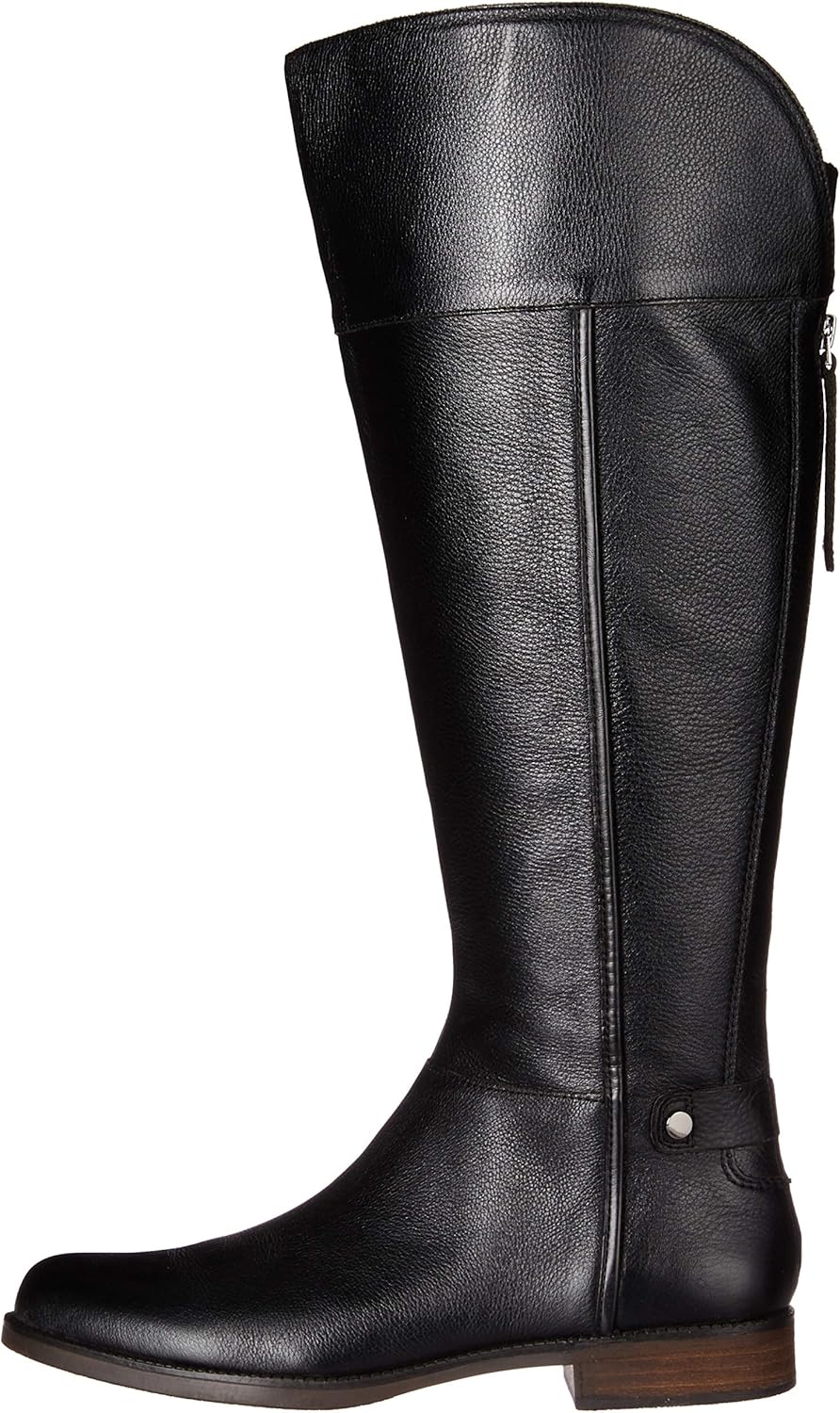 franco sarto women's christine wide calf riding boot
