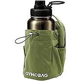 GYMOBAG Magnetic Gym Bag for Men & Women – Strong Magnets, Waterproof Crossbody Sling with AirTag Pocket & Pouch –Magnetic Water Bottle Holder Fits 64oz, Travel/Sports/Work Bag Ideal for Everyday Use