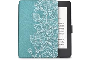 WALNEW Case for 6” Kindle Paperwhite 2012-2017(Model No.EY21 or DP75SDI) - PU Leather Case Smart Protective Cover Only Fits Old Generation Kindle Paperwhite Prior to 2018