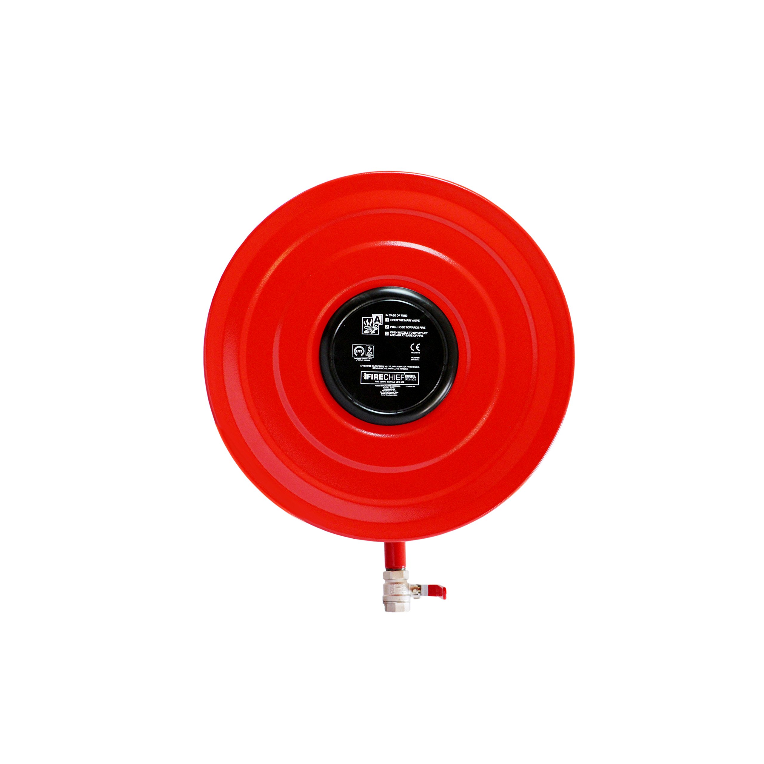 Firechief RMFA19 Hose Reel, Fixed Automatic, 19 mm, Red