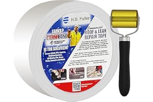 Eternabond Camper Roof Sealant Tape 4 inches by 50 feet with Seam Roller Included - Roof Leak Repair Kit for EPDM, TPO, and A