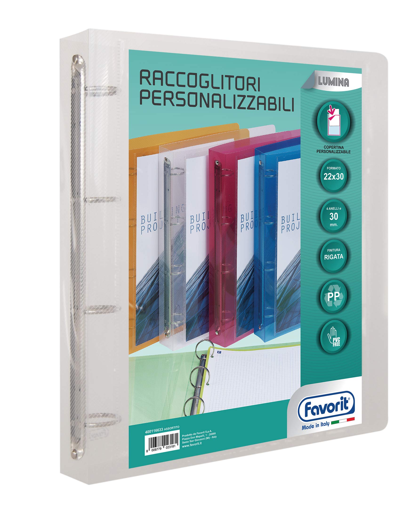 Favorit 100460714 Ring customizable transparent