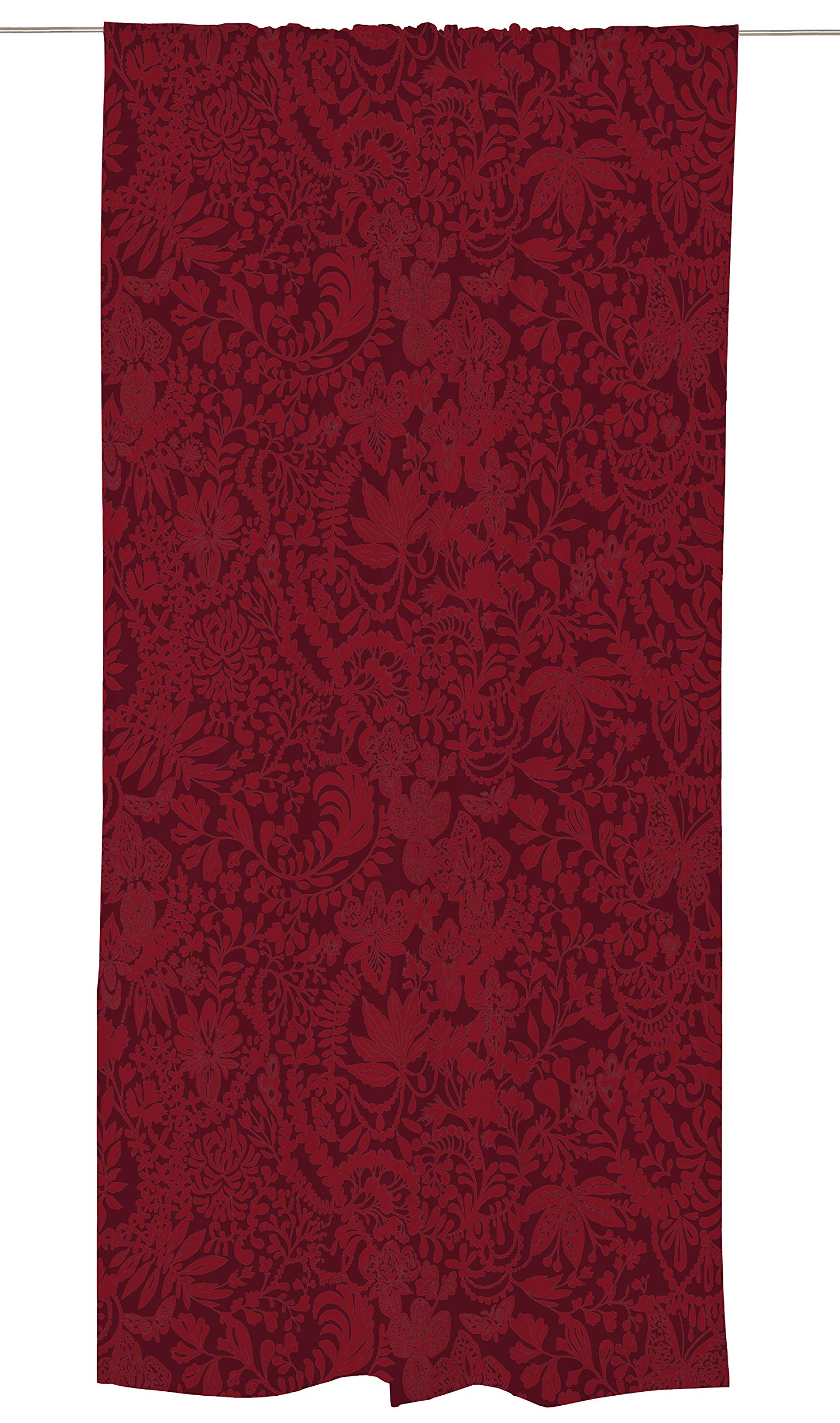 Vallila Krumeluuri Curtain 140x250 cm red, cotton_blend, 140X250