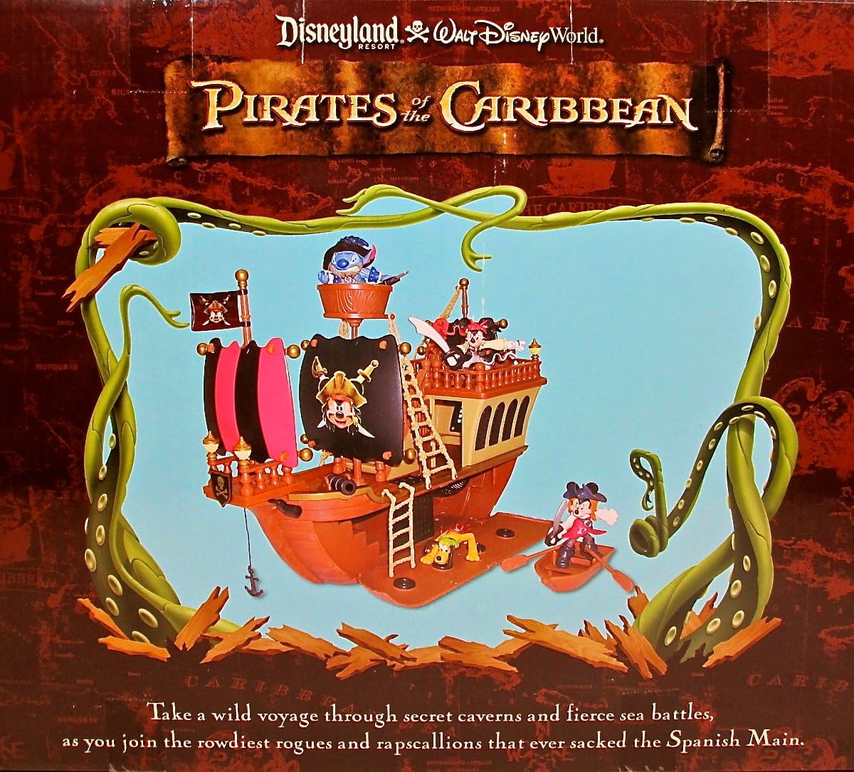mickey mouse pirate ship playset