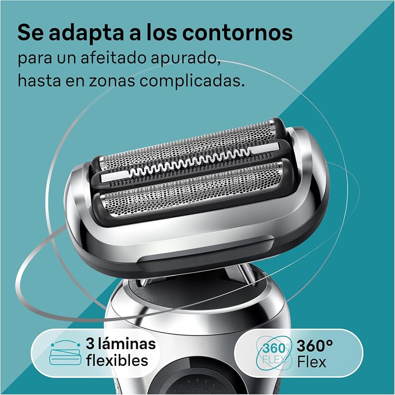 Homens de barbear elétrico Série 7, 71-S1000, prateado