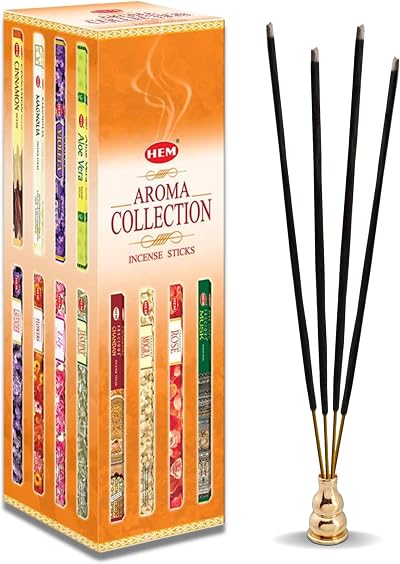 HEM Aroma Collection Incense Sticks 25 Scents 200 Sticks Hand Rolled India
