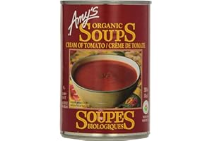 Amy’s Kitchen Cream of Tomato Soup – Gluten-Free, Soy-Free, Corn-Free, Tree Nut-Free, Kosher, 398ml Can