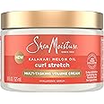 SheaMoisture Curl Stretch Multi-tasking Volume Cream Kalahari Melon Oil and a Tropical Vacation Scent With Hydrating Hyaluronic Serum, Defines Type 4 Curls For Days 11 Fl Oz
