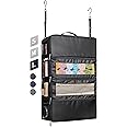 Vokelater Suitcase Organizer, Travel Luggage Organizer Hanging Shelves Packing Cube Organizer Closet/Collapsible Portable Travel Organizer for Carry-on