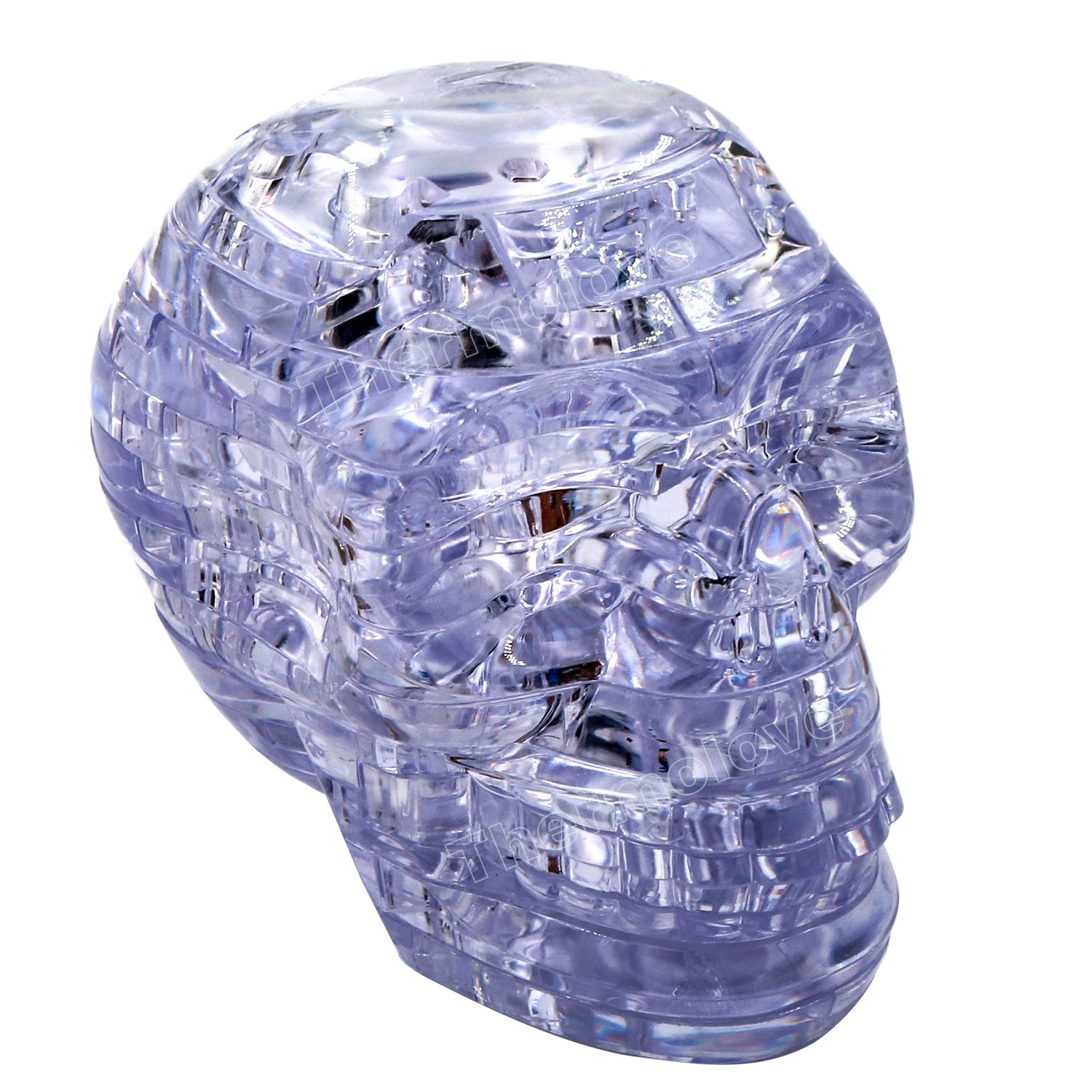 Chic Thermolove 3d Decoration Model Toy Crystal Puzzle Game Toy Skull Transparent Realevaluation Com