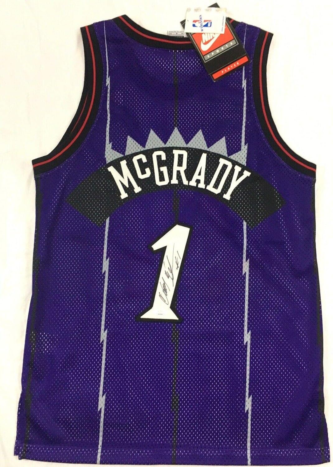 signed tracy mcgrady jersey