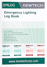 Kewtech EM1LOG Emergency Lighting Maintenance Log Book Green BS 5266-1 Compliant view 1