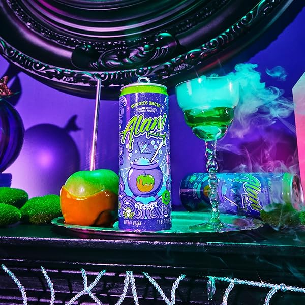 ALANI NU WITCH’S BREW SUGAR FREE, LOW CALORIE ENERGY DRINKS, 200MG CAFFEINE, ANTIOXIDANTS, BIOTIN B VITAMINS, ZERO SUGAR, 15 CALORIES OR LESS, 12 FL OZ CANS (12 PACK)