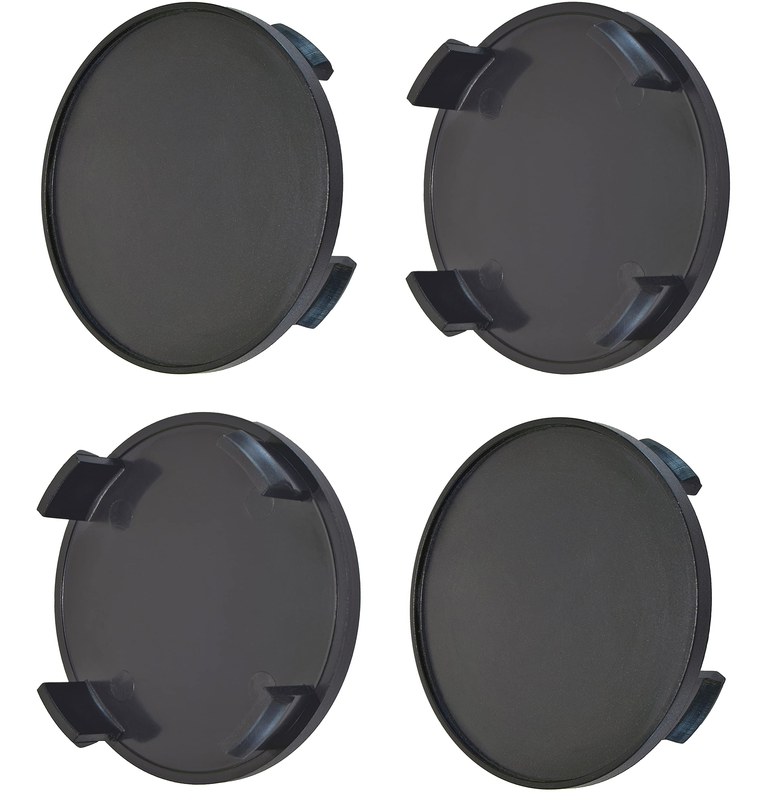 Carbon pack of 1, 68 mm grey hub caps, rims, wheel covers, suitable for rims with 64.5 mm - 65 mm, inner diameter of the hole